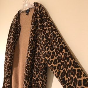 Lands’ End Cheetah Print Sweater